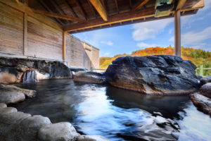 矢びつ温泉瑞泉閣 露天風呂