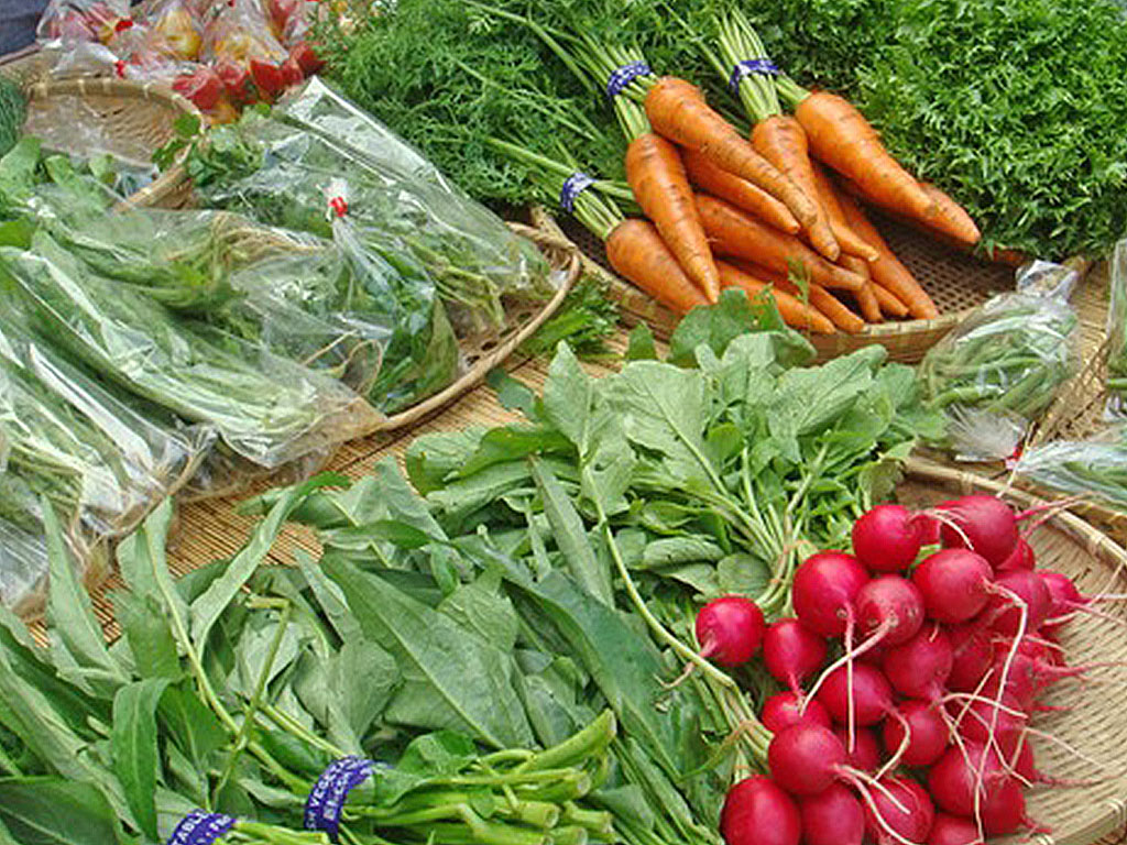 地元の旬な新鮮野菜
