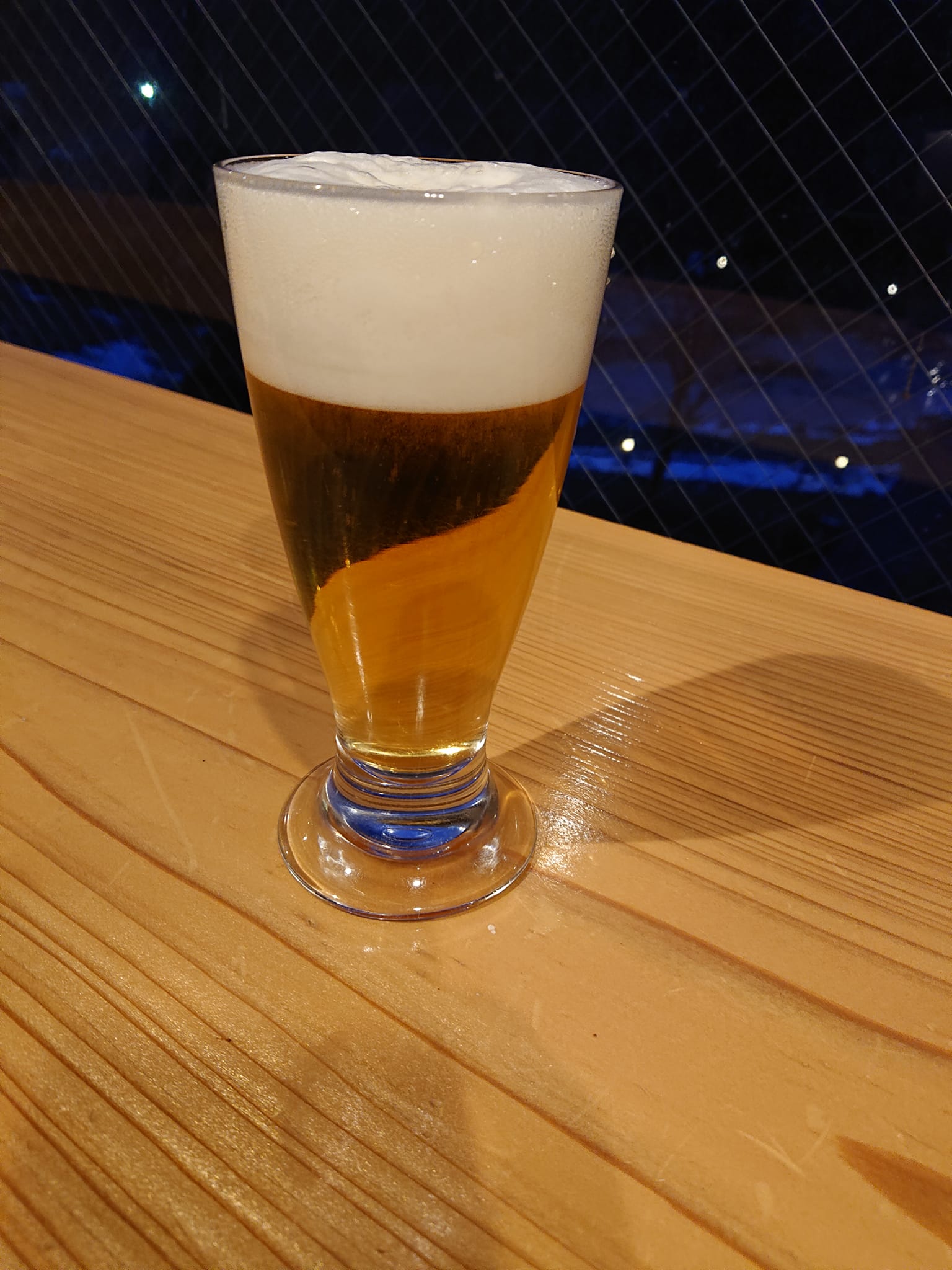生ビールをグラスでも販売開始です♪