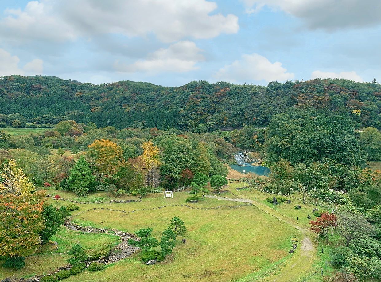 本日の庭園。
