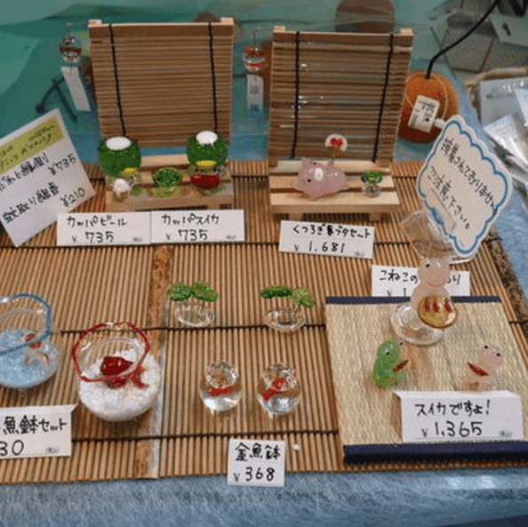 サハラガラスパークにはかわいいガラス細工がいっぱい♪